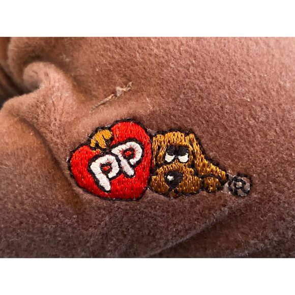 VTG Tonka Pound Puppies Dog Brown Miniature Plush Stuffed Animal Toy - Picture 5 of 11